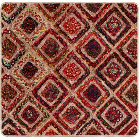 vidaXL  Rug Runner  MARSA Multicolour 100 x 100 cm Polyester and PVC