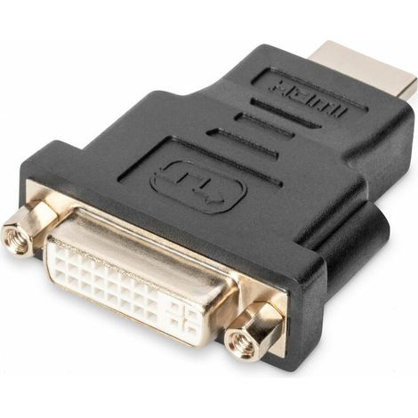 DIGITUS HDMI Adapter HDMI Typ A - DVI(24+5) St/Bu Polybeutel (AK-330505-000-S)