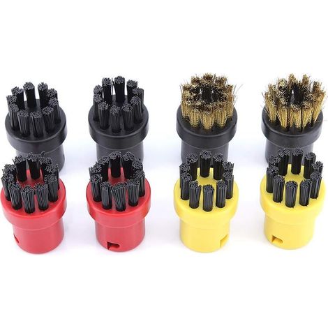 Lot de 8 brosses de nettoyage à vapeur pour Kärcher SC1 SC2 CTK10 SC3 SC4 SC5 SC7 (1/5)