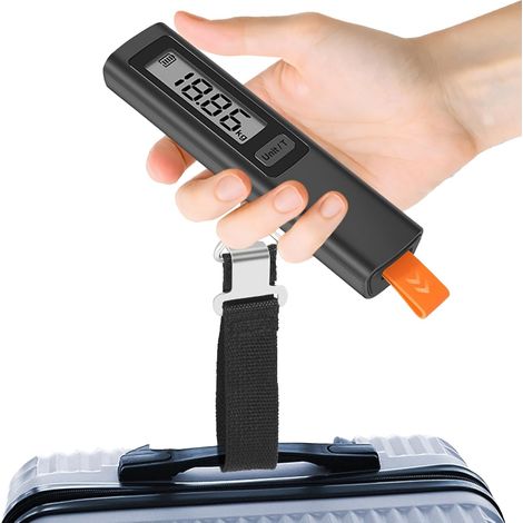 Balance pour valise avec écran LCD Pèse-bagages numérique pour pour le , la randonnée, le camping, l'emballage, la croisière, l'aéroport, la vérification des (1/5)
