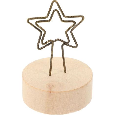 Portafoto multifunzionali a forma di stella – 10 pezzi, con clip intercambiabili, ideali per la decorazione della casa e per eventi festivi.