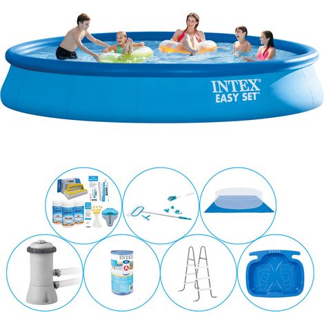 Intex Piscine Easy Set Ronde - 457x84 cm - 7-pièces S20952 (1/5)