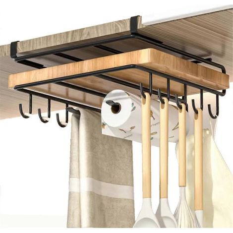 Étagère de rangement de cuisine sans perforation, étagère de rangement pour planches à découper B
