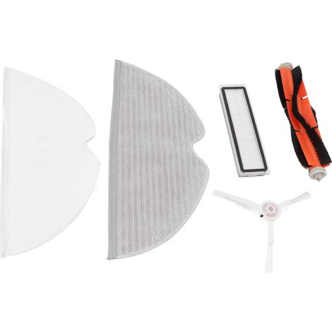 Kit d'accessoires pour robot aspirateur : Brosses principales, filtres, brosses latérales et chiffons de remplacement pour Xiaomi Dreame L10 Pro (1/5)