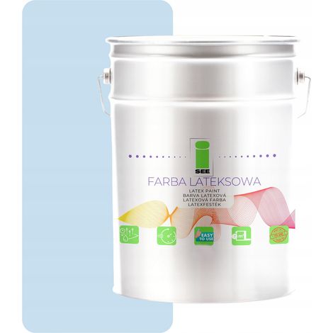 Blaue Latex-Wandfarbe für Innenräume, 5 Liter, Fabrikverkauf