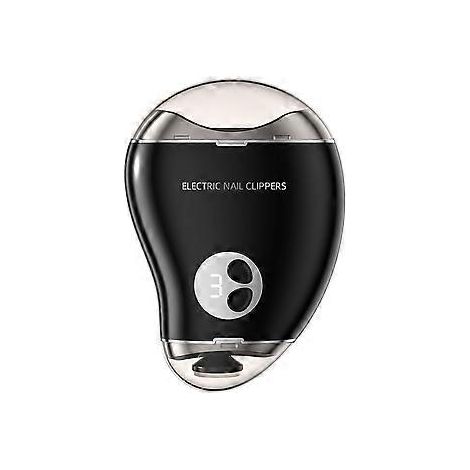 Coupe-ongles électrique 2 en 1, coupe-ongles et polisseuse électrique multifonctions, excellente idée cadeau (noir) (1/5)