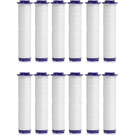 12 filtres pour pommeau de douche à ventilateur turbo, utilisés pour les pommeaux de douche à main à hélice haute pression - (1/5)