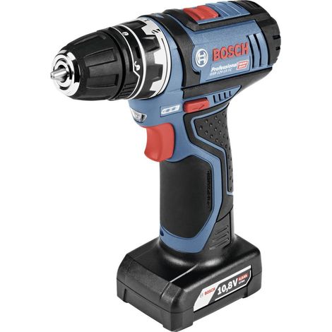 Trapano Avvitatore BOSCH PROFESSIONAL Flexiclic GSR 12V-15 FC + 2 batterie 2,0Ah + GAL 1230 CC