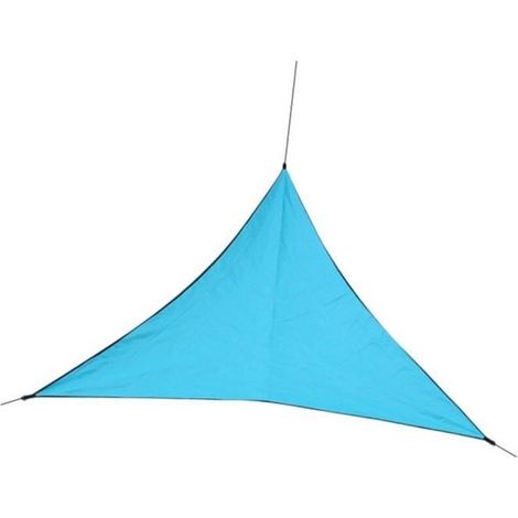 CR Voile d'ombrage Triangulaire 4 x 4 x 4 Mètres pour Jardin Terrasse (1/3)