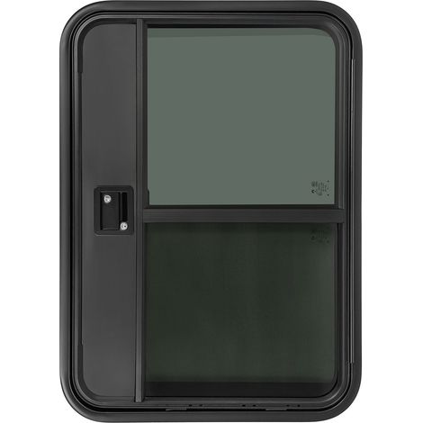 Porte d'entrée pour caravane avec verrouillable 660 x 914 cm, épaisseur de paroi 18-20 mm, en alliage d'aluminium, côté passager droit (1/5)