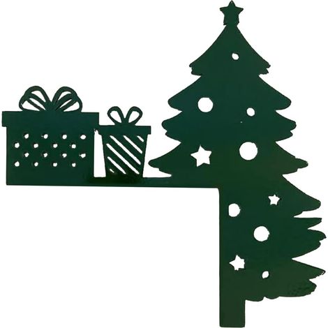 Panneau pour cadre de porte de maison de vacances Décorations de porte de Noël en bois Art mural décoratif pour décoration festive, charmante décoration de fête pour les célébrations (1/5)
