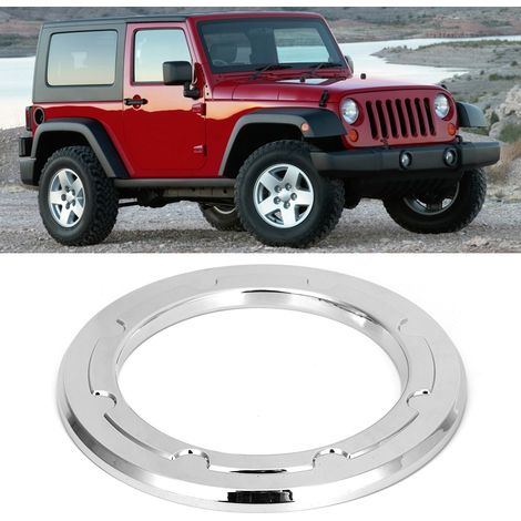 Anneau de protection décoratif pour réservoir de carburant, compatible avec Jeep Wrangler 2007-2017 (1/5)