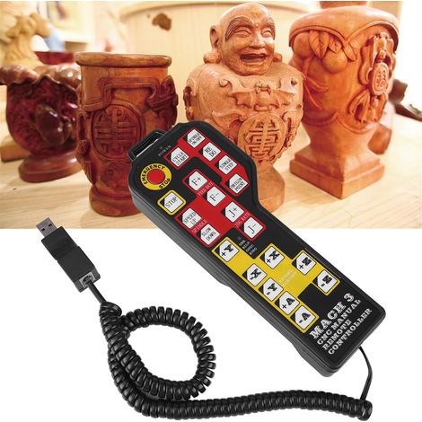 Accessoires pour mini-machine de gravure CNC Mach3 : joystick de commande USB 4 axes (1/5)
