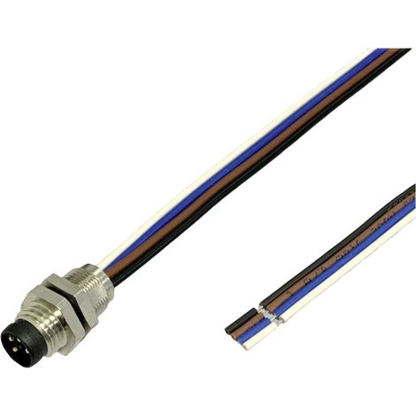 BKL Electronic 2701001 Sensor/Aktor Einbaustecker M8 0.2 m Polzahl Sensoren: 4 1 St.