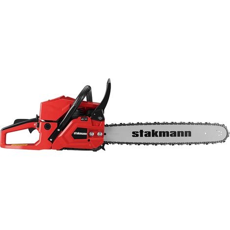 Motosega a scoppio Benzina 2 Tempi 52 cc Lama 50 cm Taglia Legna Rami EasyStart Rosso (1/5)