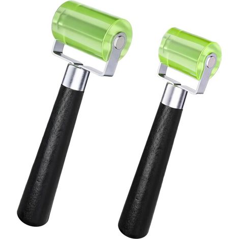 Pièces Rouleau de Pression Insonorisant, Rouleau de Voiture Outil D'application, Insonorisé Rouleau D'installation, Rouleau de Pression en Caoutchouc pour Les Lignes de Bord et Le Soudage (30+50mm)
