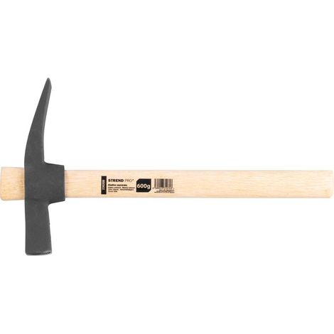 Hammer Strend Pro HM351, 600 g, Maurerhammer, Holzgriff, Grifflänge 380 mm