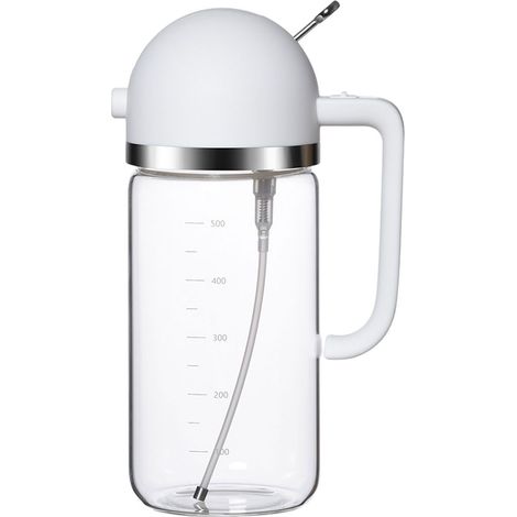 Distributeur d'huile d'olive - Distributeur et vaporisateur d'huile 2 en 1 - Bouteille d'huile avec vaporisateur pour la cuisine (1/5)