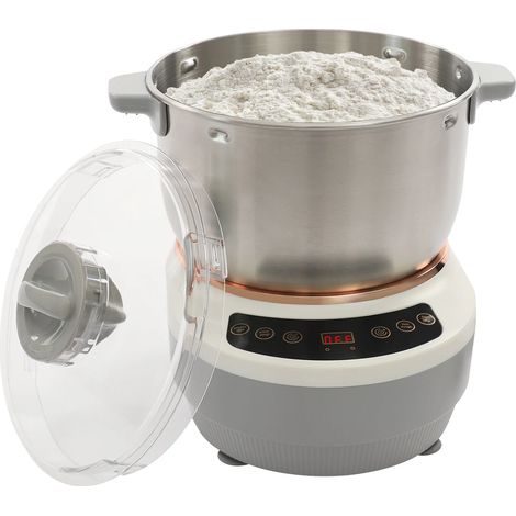 Pétrin électrique, 250 W, puissance 250 W, pour pain, gâteaux, pizzas, biscuits et pâtisseries.-AquaForge