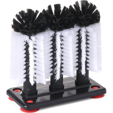Spazzole a barra per lavare bicchieri e tazze, altezza 18 cm - Hendi 696002