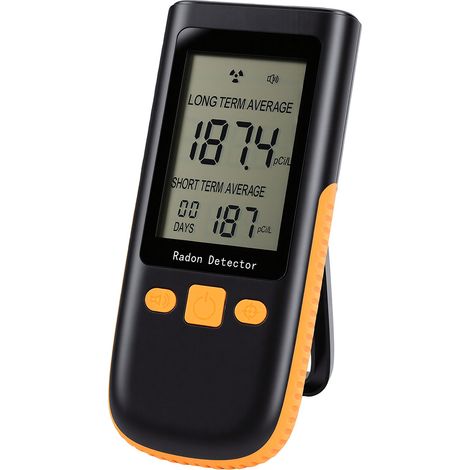 Détecteur de radon portable 0 à 270 pCi/L, test rapide, moniteur d'ions pour la maison, le bureau, l'école et l'hôtel. (1/5)