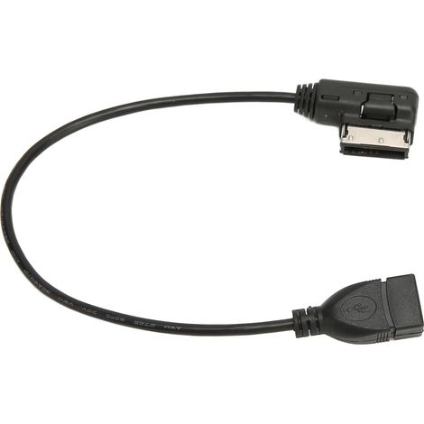 Wiederaufladbares Plug-and-Play-Audiokabel, 0,3 m, für Audi A3 A4 A5 A6 A7 A8 Q5 Q7 S5, Anschlussschnittstelle (1/5)