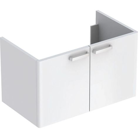 Mueble bajo lavabo RENOVA PLAN 780x463x445mm Ko blanco Frente blanco brillo