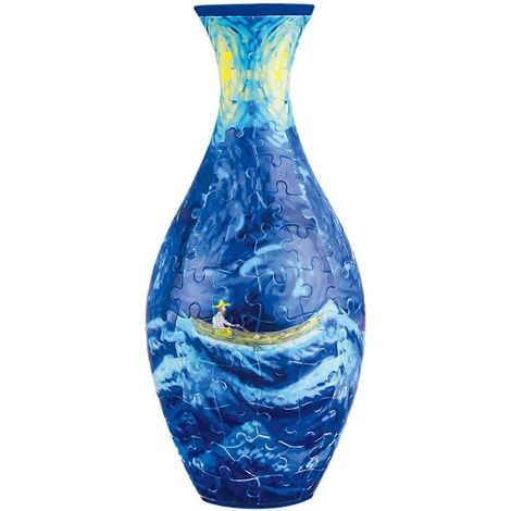 Vases puzzle 3D à faire soi-même pour décorer son salon avec des compositions florales - B (1/5)