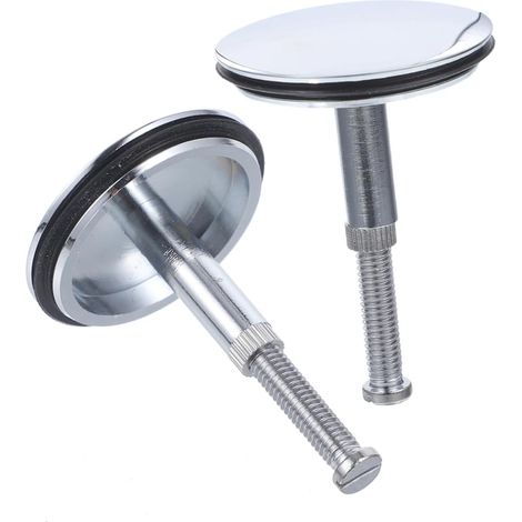 2 bouchons de baignoire cuivre rotatif anti-fuite pour bain (1/5)