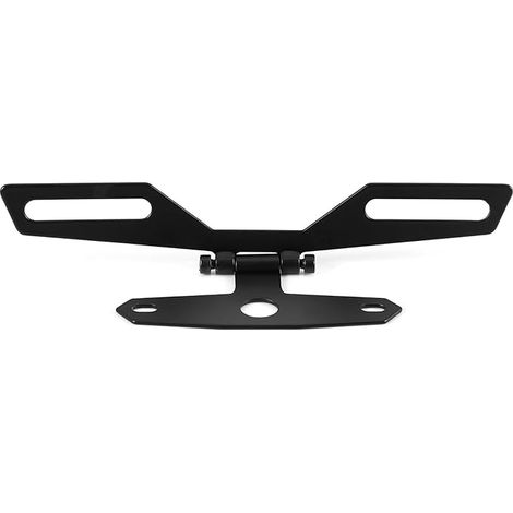 Support de Feu Arrière de Plaque D'immatriculation Pliable,Supports de Moto en Fer,pour VTT(Noir) (1/5)
