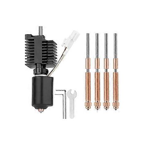 Für Creality K2 Plus Hotend Keramik-Heizblock-Kit Ganzmetall Integrierte Schnellwechseldüse für K2