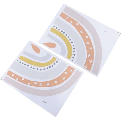 Sticker mural arc en ciel amovible BESPORTBLE pour chambre d (1/5)