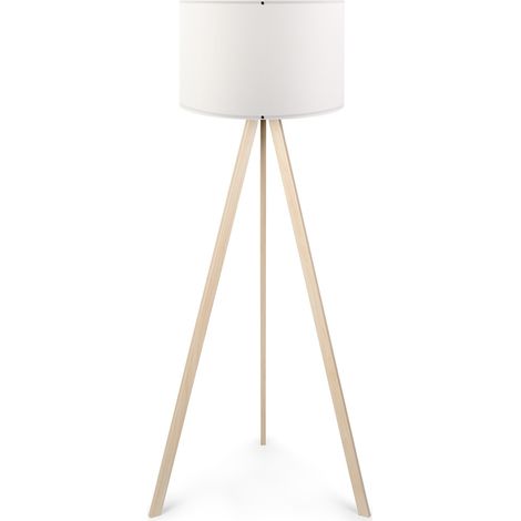 Lámpara de pie, lámpara de pie, iluminación de salón. Lamp Blanco Roble (1/5)