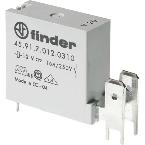 Finder 45.91.7.009.0310 Relais pour circuits imprimés 9 V/DC 16 A 1 NO (T) 1 pc(s)