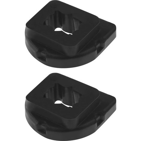 2Pcs Radiator Mounting Bush Replacement 1535318 8V518125AB Compatible with Ford Water Tank Cushions Radiator Cushion Gasket Black (1/5)