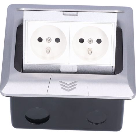Pobinet de Bureau Terrestre en Alliage en Aluminium Boîte à étage électrique étanche pour le Bureau, Plancher. (1/5)