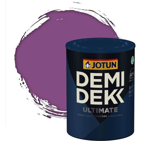 Peinture Bois - DEMI DEKK ULTIMATE - Lasure Opaque Satinée - RAL 4008 - 0,75L (1/2)