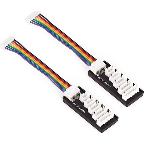 2PCS Conseil Chargeur de Balance de Batterie Module Chargeur de Batterie JST XH Carte de Charge parallèle Carte d'extension de Charge Adaptateur Balance pour 2S 6S LiPo Batterie (1/5)