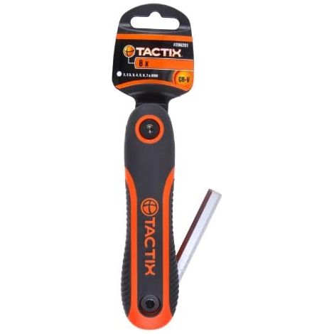 TACTIX - SET CHIAVI ESAGONALI 8 PEZZI (1/2)