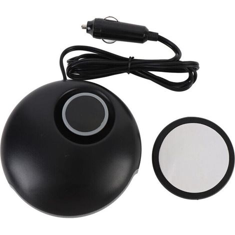 Jeffergarden Chauffage de voiture allume-cigare 150 W, portable, chauffage rapide, dégivrage et désembuage du pare-brise avec support pliable 24 V