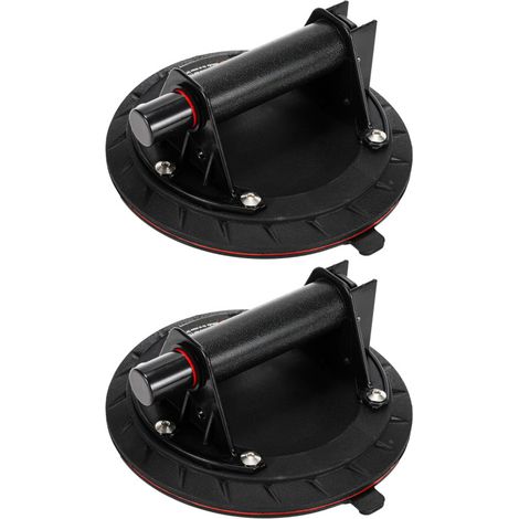 SWANEW 2x sollevatore di aspirazione in vetro sollevatore di aspirazione a vuoto sollevatore di gomma max.120KG (1/5)