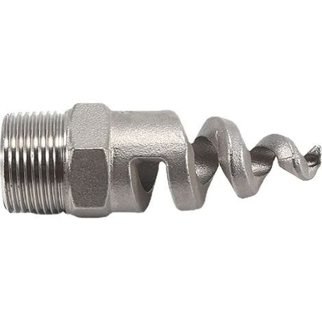 Buse d'atomisation conique Jet conique 1/2 ''filetage mâle SPJT buse de pulvérisation d'arrosage buse en spirale pour tour de gaz d'échappement (1/3)