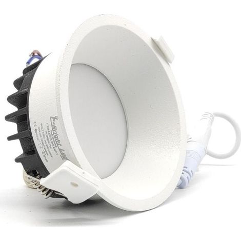 Einbau-LED-Downlight 10W 4200K quadratisch Ausschnitt 90 mm IP44 speziell für Badezimmer