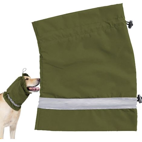 1 cache-oreilles pour chien, bande réfléchissante, doublure en cachemire, taille réglable, protection hiver (1/5)