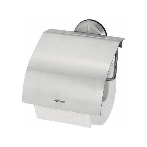 Brabantia Profile Toilettenpapierhalter, Klopapierhalter, Matt Edelstahl, 427626
