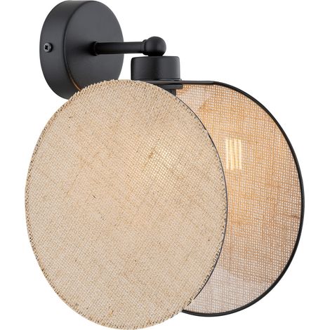 Applique 1 Luce Moderna Nut In Acciaio Effetto Naturale (1/5)