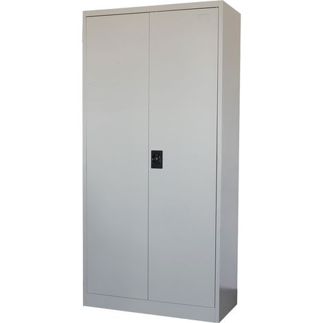 Aktenschränke 5er-Set - 90x185 cm - Graues Metall - sehr geräumig