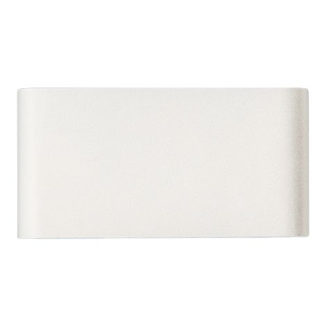Applique Murale Extérieure LED 2x6W IP65 Blanc ZAMBELIS E239-W - 90 deg - Blanc chaud - 3000K