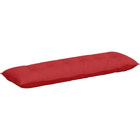 Cojín de Espalda Rojo 160 x 19 x 50 cm tela vidaXL