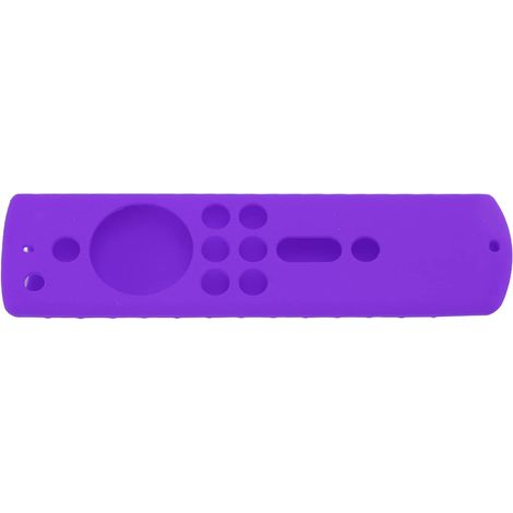 Couverture de Périphérique électronique Portable, Boîtier en Silicone étouffé, Conception Non Glissée, accessibilité Complète pour Le Coffre télévisé Stick 4K 2018 (Purple) (1/5)